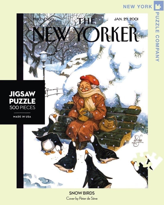 Snow Birds The New Yorker 500 Piece Jigsaw Puzzle NYPC