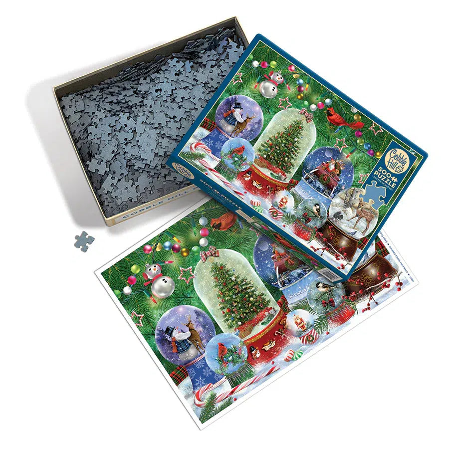 Snow Globes 500 Piece Jigsaw Puzzle Cobble Hill