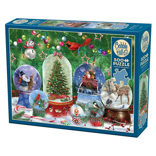 Snow Globes 500 Piece Jigsaw Puzzle Cobble Hill