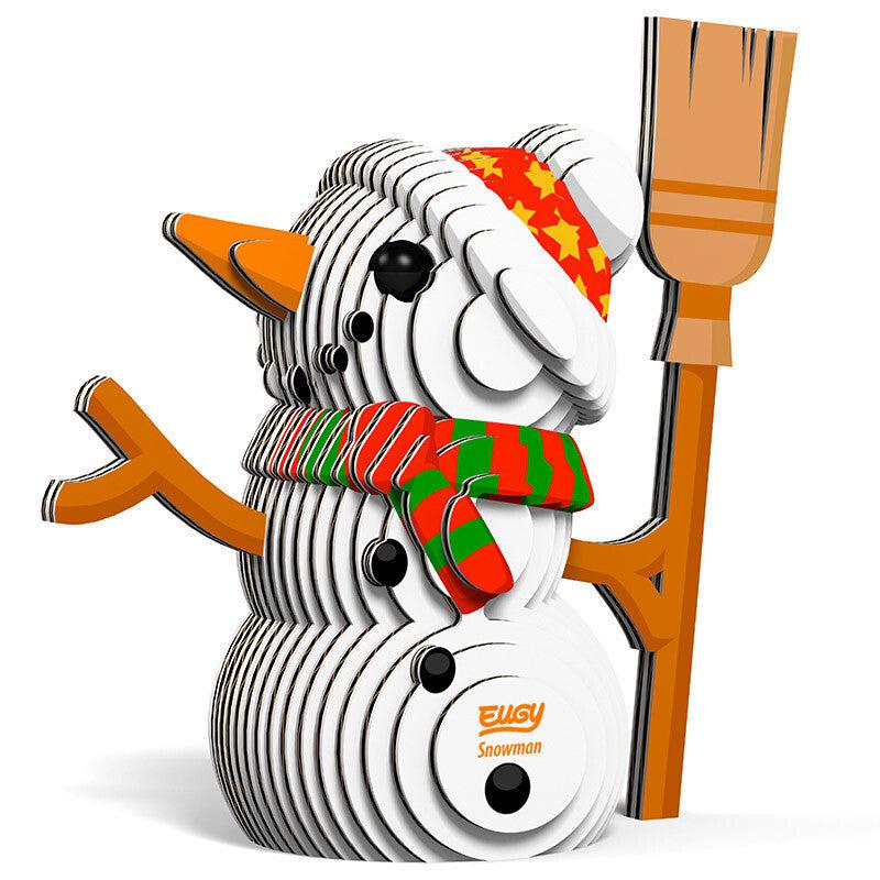 Snowman 3D Cardboard Model Kit Eugy