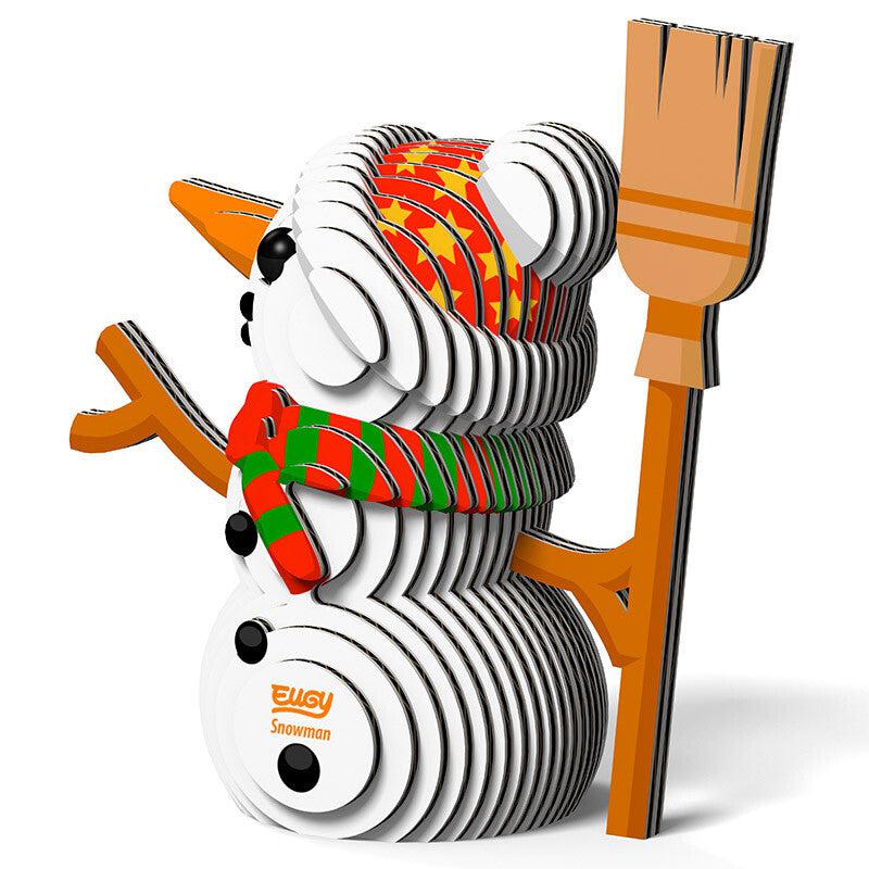 Snowman 3D Cardboard Model Kit Eugy