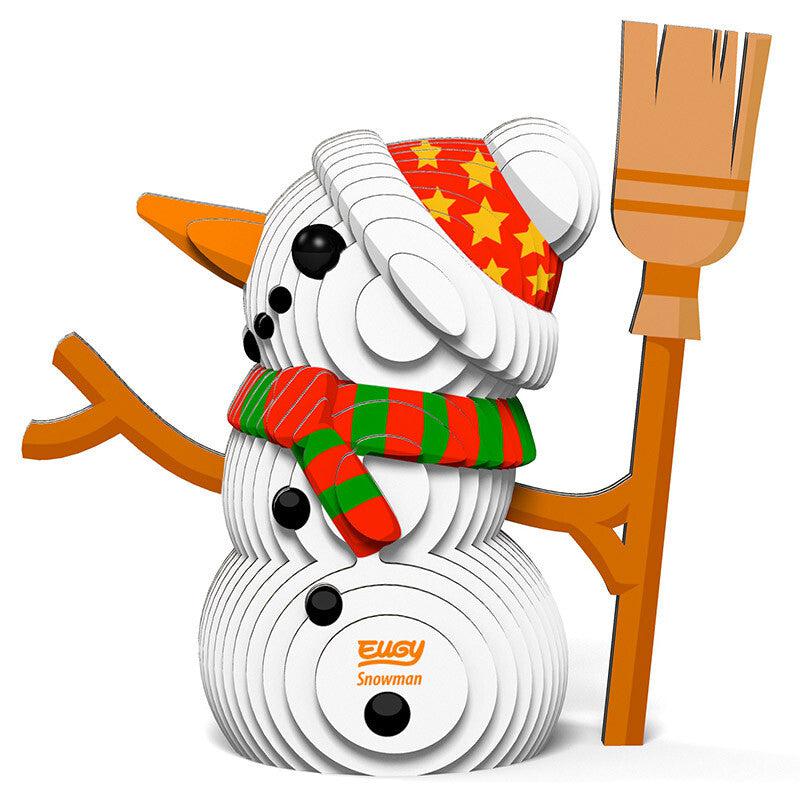 Snowman 3D Cardboard Model Kit Eugy