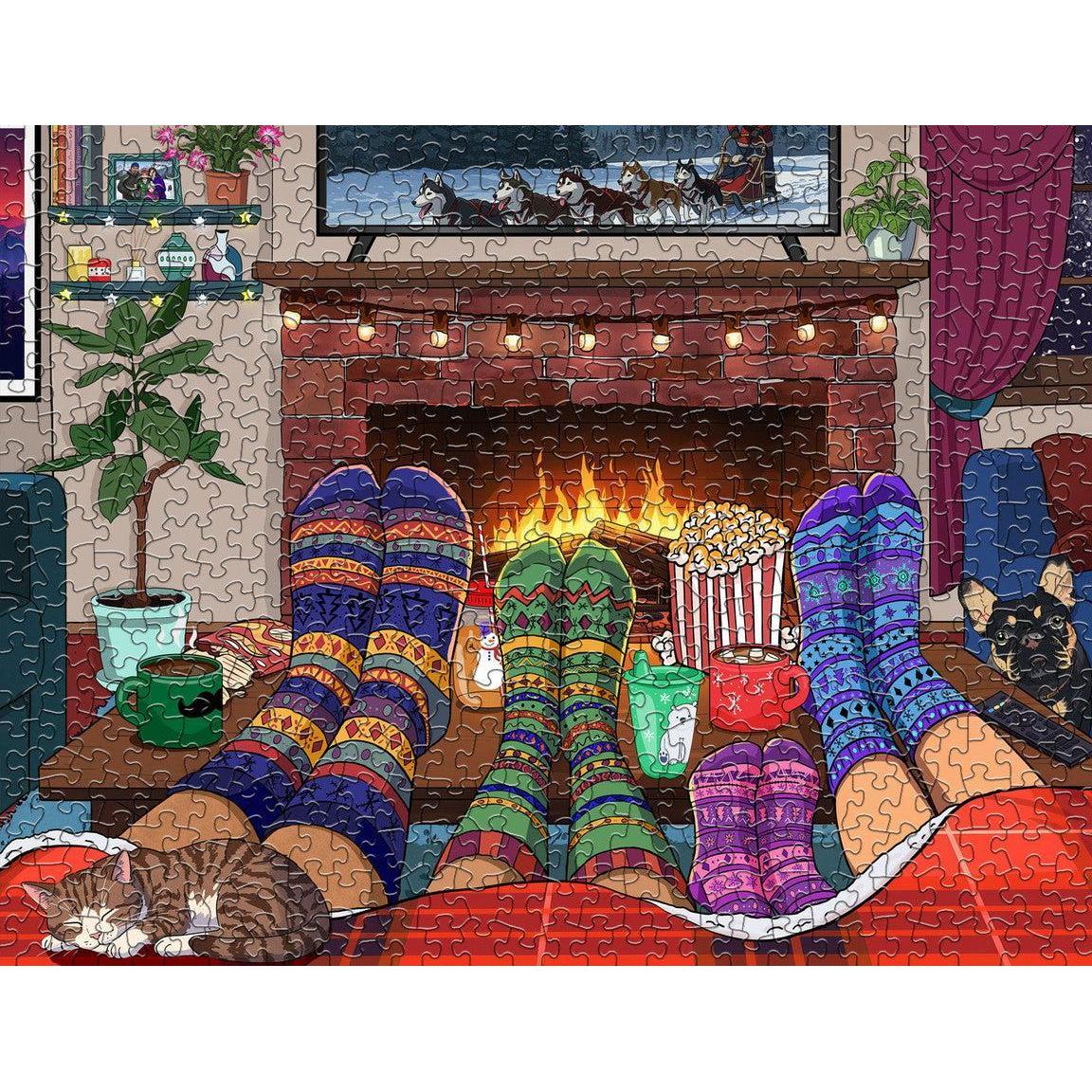 Snuggle Season 500 Piece Jigsaw Puzzle Springbok