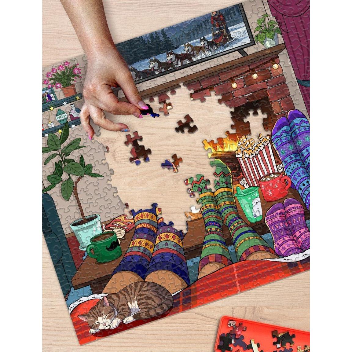 Snuggle Season 500 Piece Jigsaw Puzzle Springbok