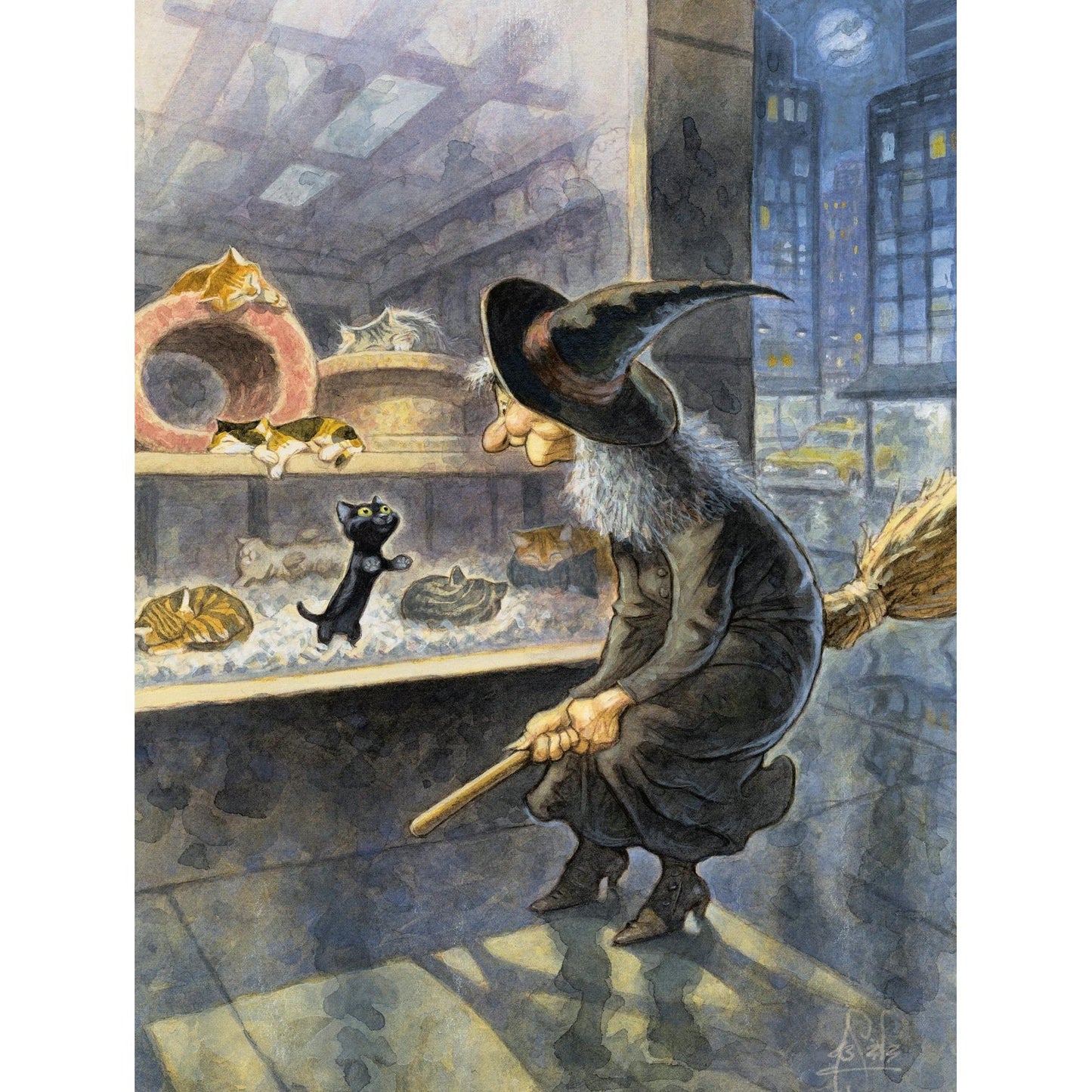 Something Familiar by Peter de Sève 500 Piece Jigsaw Puzzle NYPC