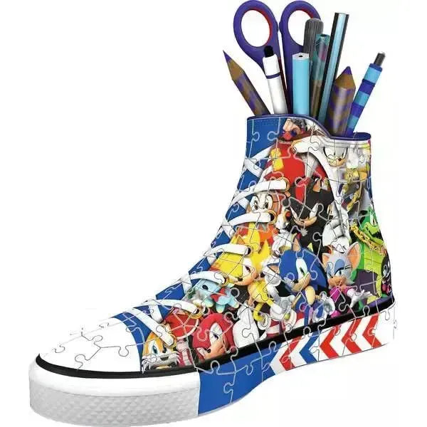 Sonic the Hedgehog Sneaker 112 Piece 3D Jigsaw Puzzle Ravensburger