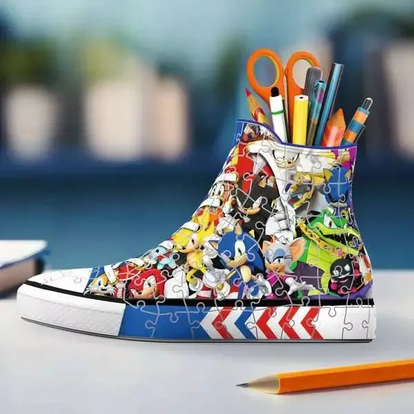Sonic the Hedgehog Sneaker 112 Piece 3D Jigsaw Puzzle Ravensburger