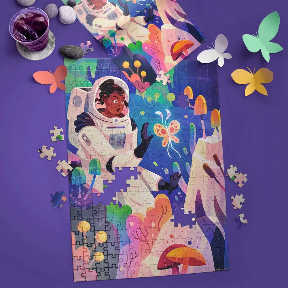 Space Butterfly 250 Piece Jigsaw Puzzle Fred