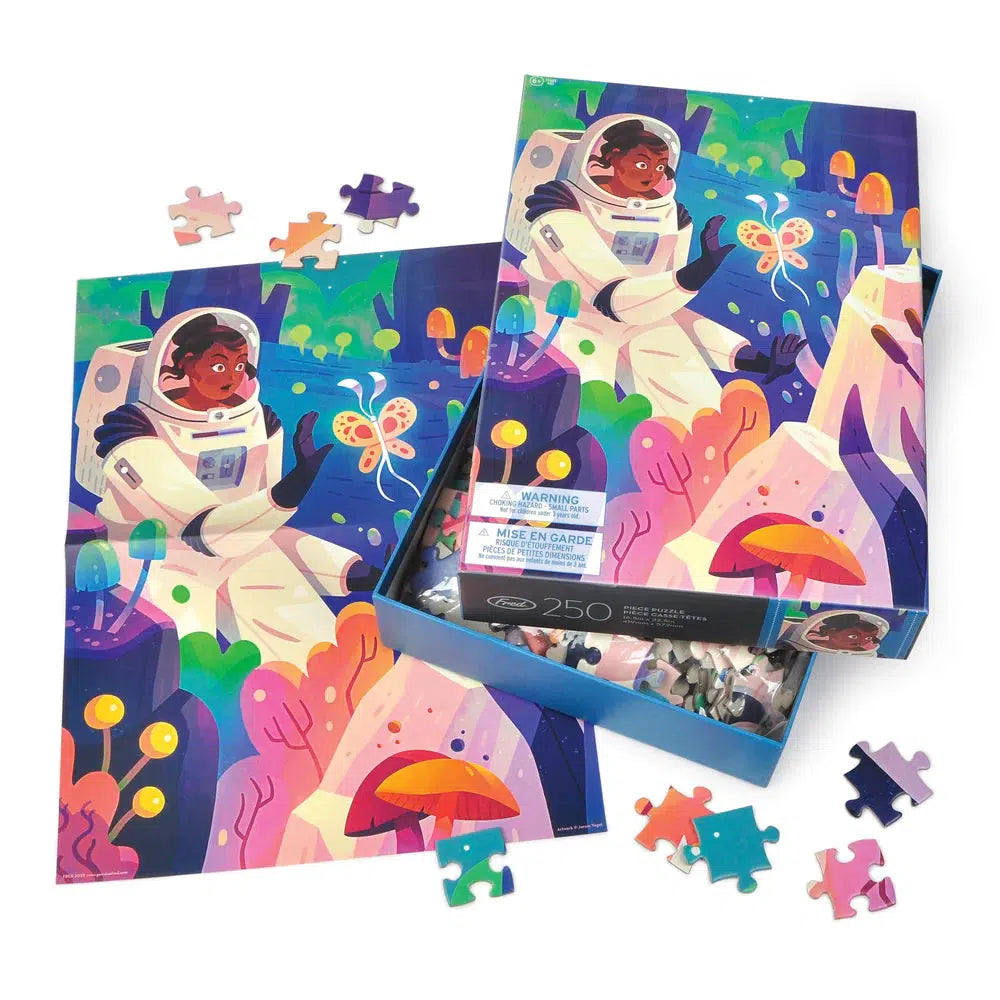 Space Butterfly 250 Piece Jigsaw Puzzle Fred