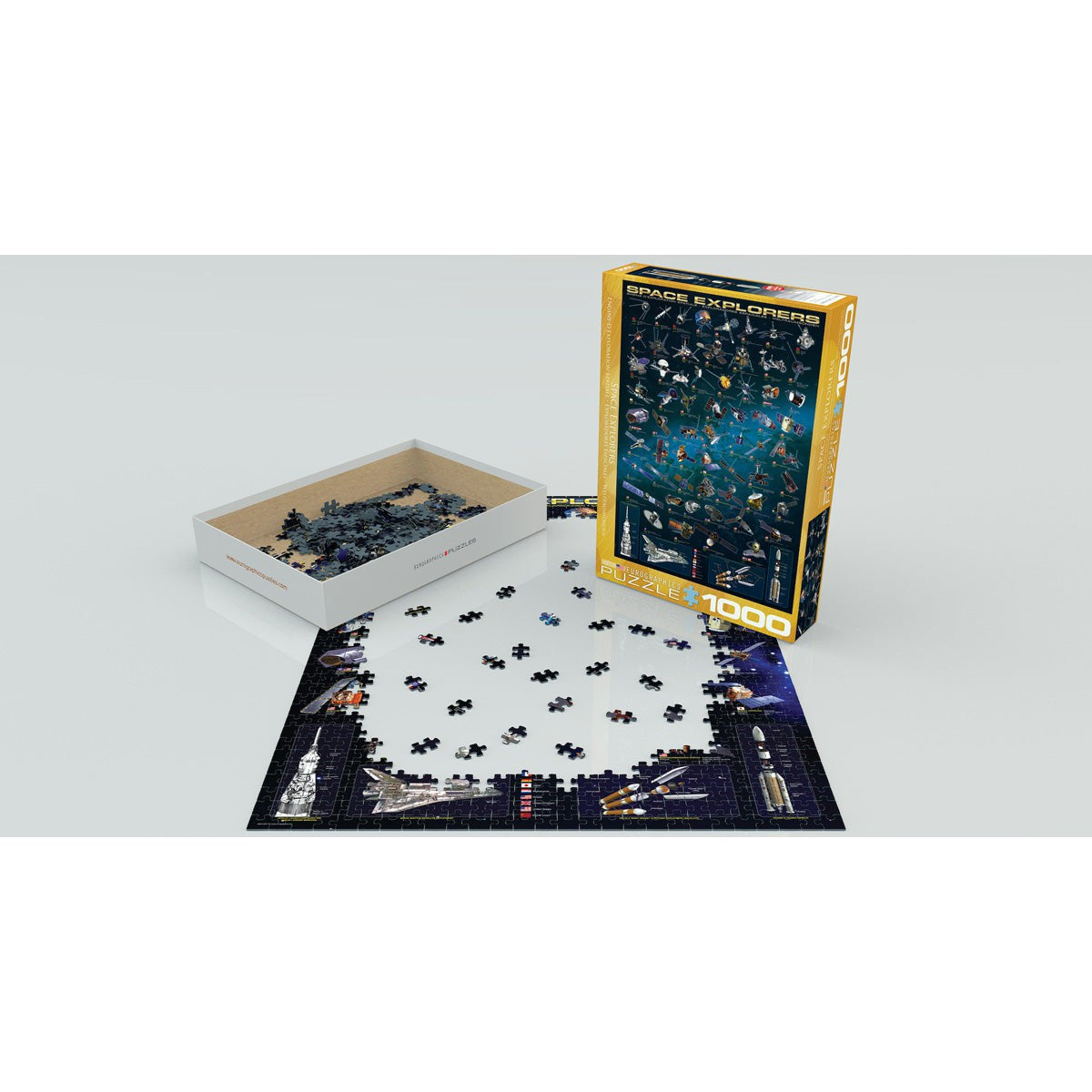 Space Explorers 1000 Piece Jigsaw Puzzle Eurographics