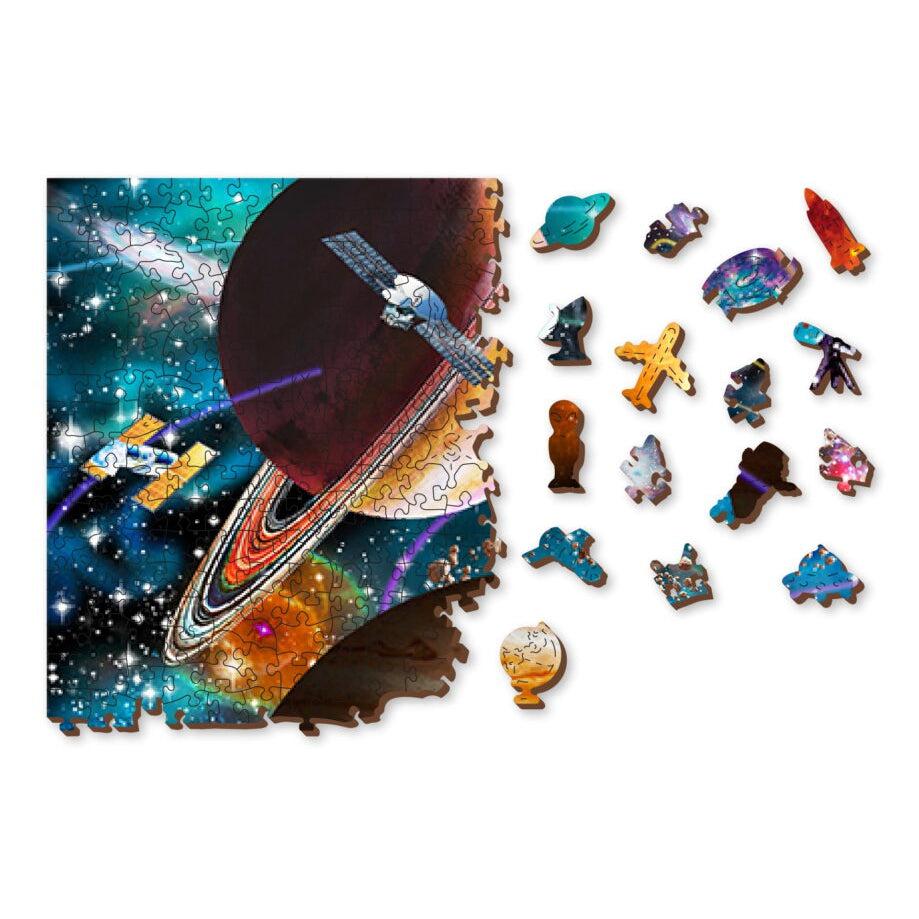 Space Odyssey 2000 Piece Wood Jigsaw Puzzle Wooden City