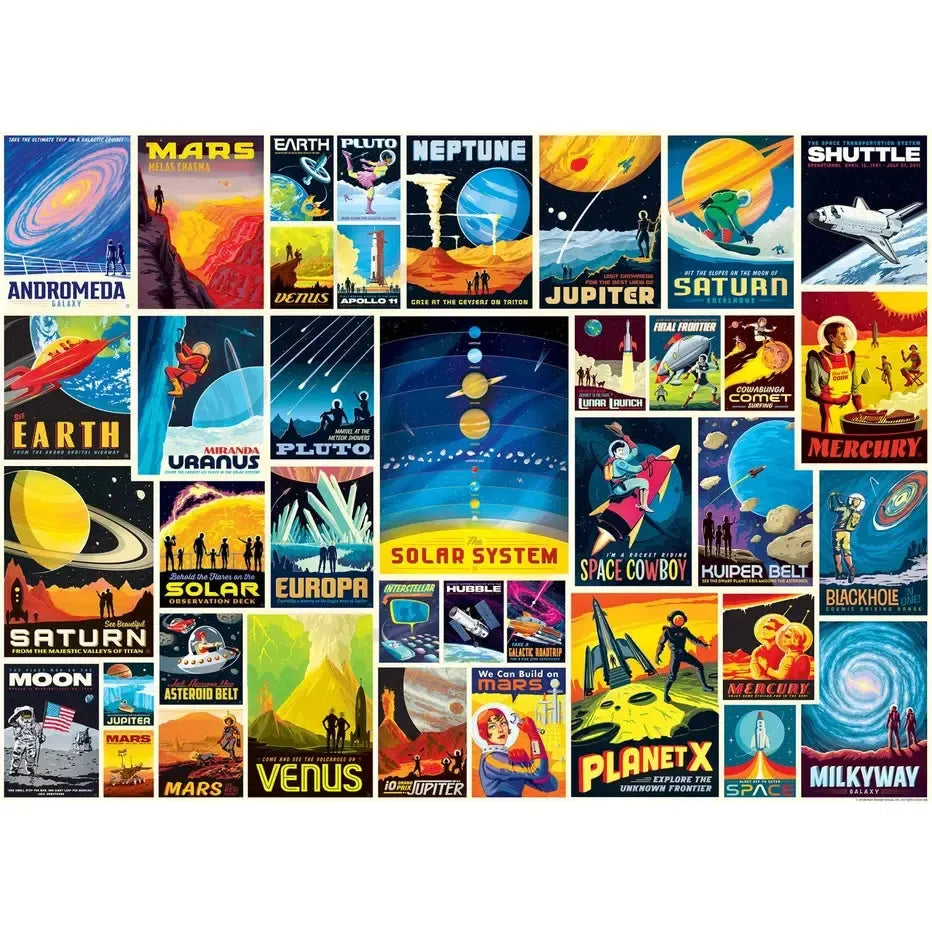 Space Travel by Anderson Design 1000 Piece Jigsaw Puzzle MasterPieces