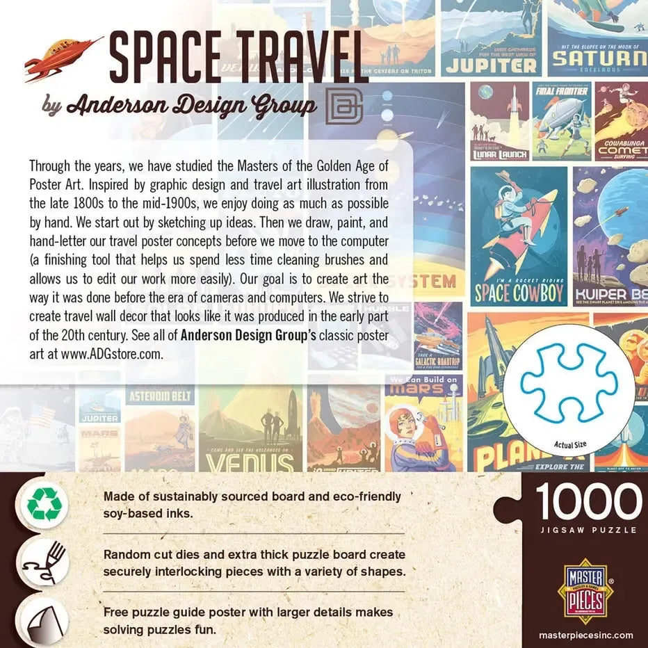 Space Travel by Anderson Design 1000 Piece Jigsaw Puzzle MasterPieces