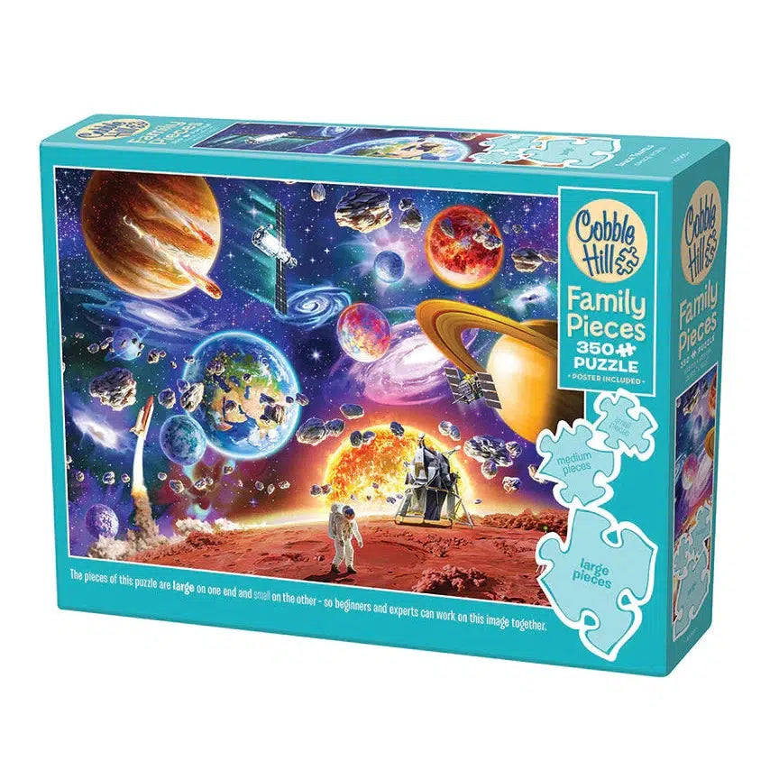 Space Travels 350 Piece Family Jigsaw Puzzle Cobble Hill