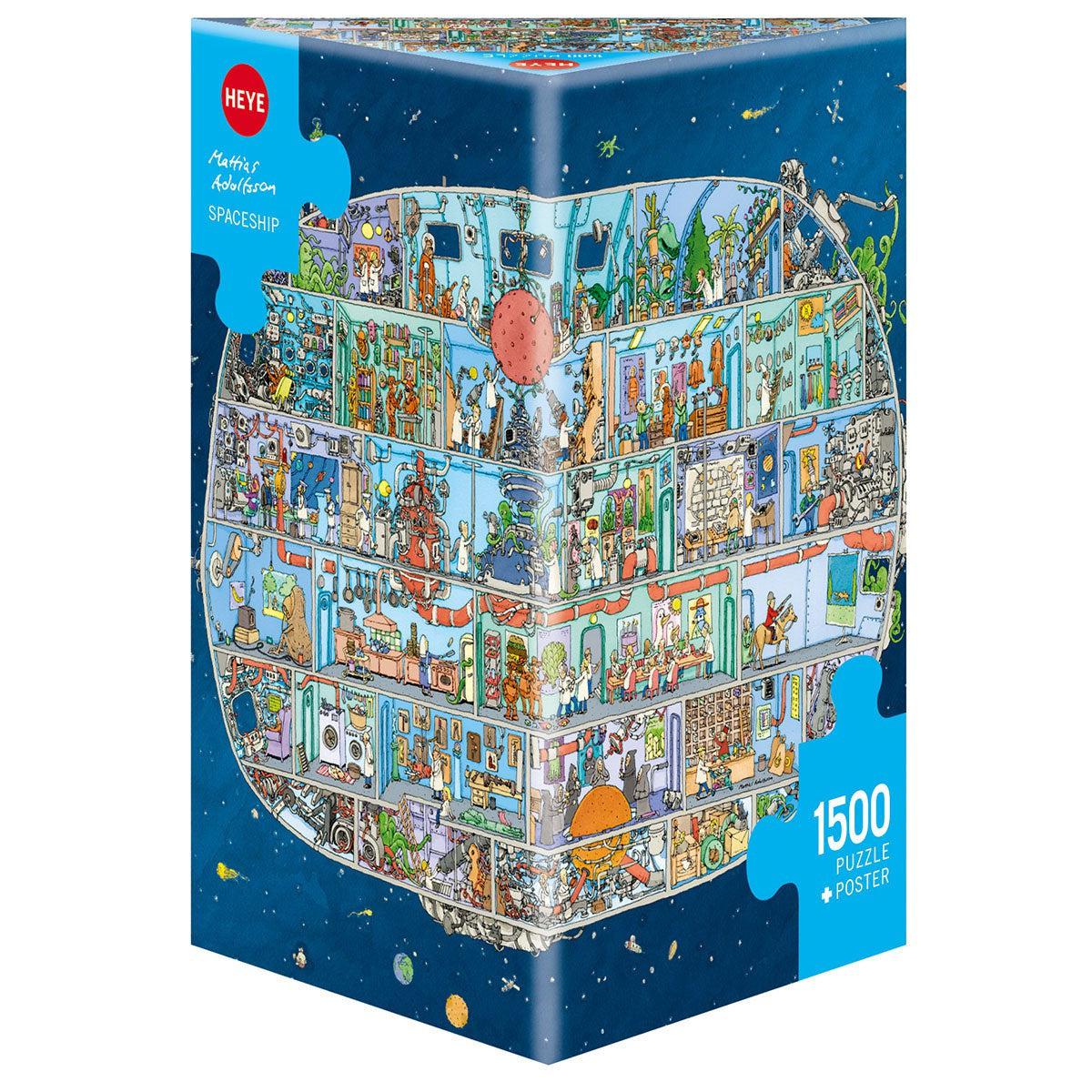 Spaceship 1500 Piece Jigsaw Puzzle Heye