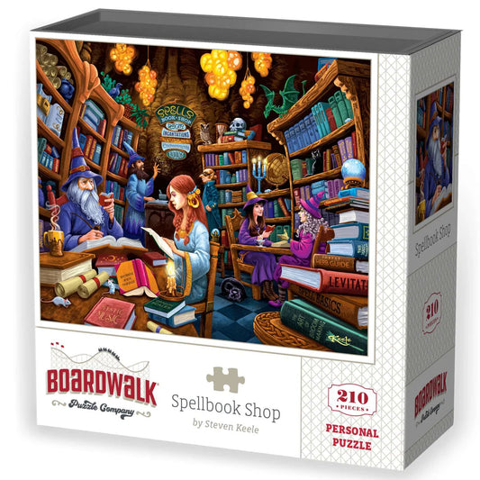 Spellbook Shop 210 Piece Jigsaw Puzzle Boardwalk