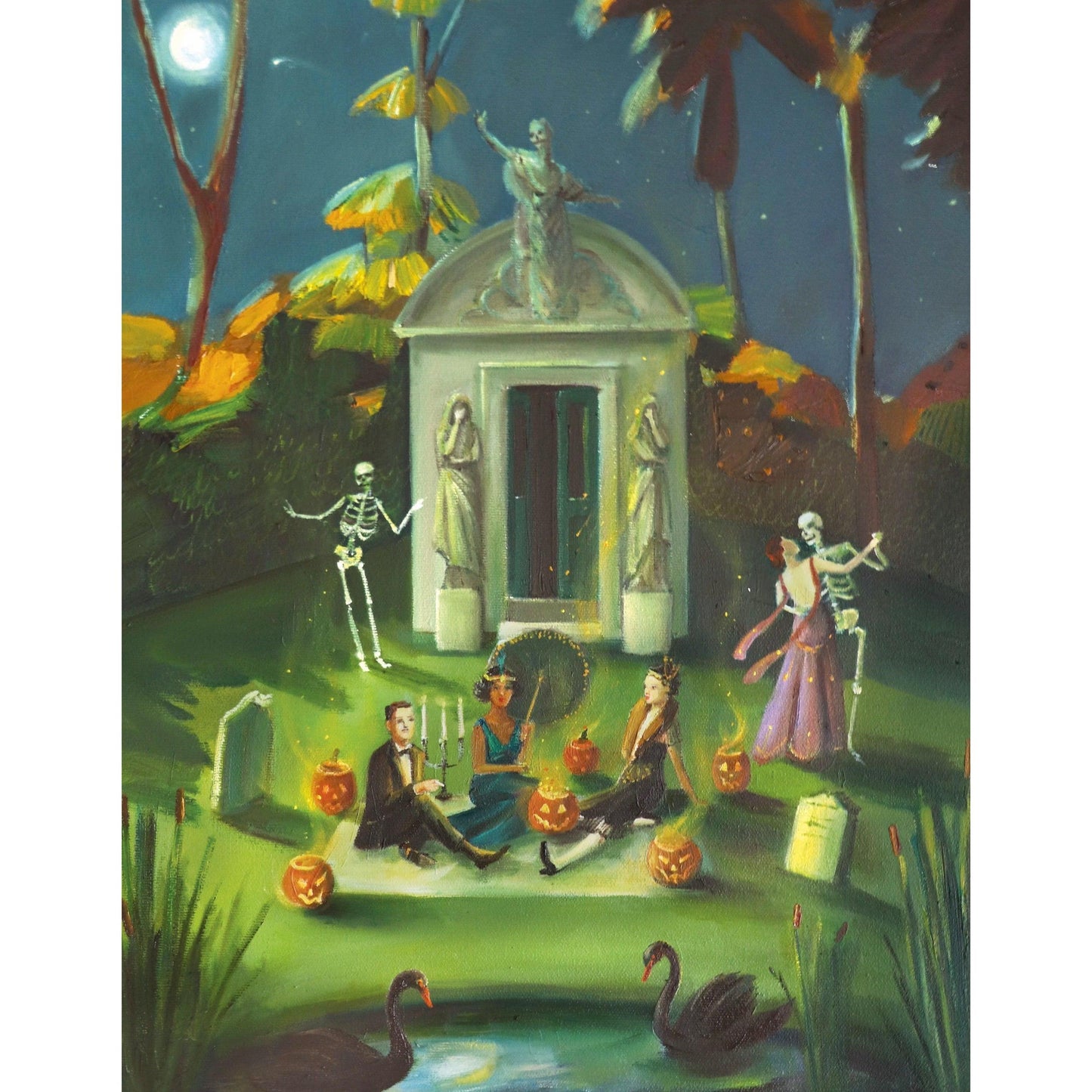 Spirit of the Dead by Janet Hill 100 Piece Mini Jigsaw Puzzle NYPC