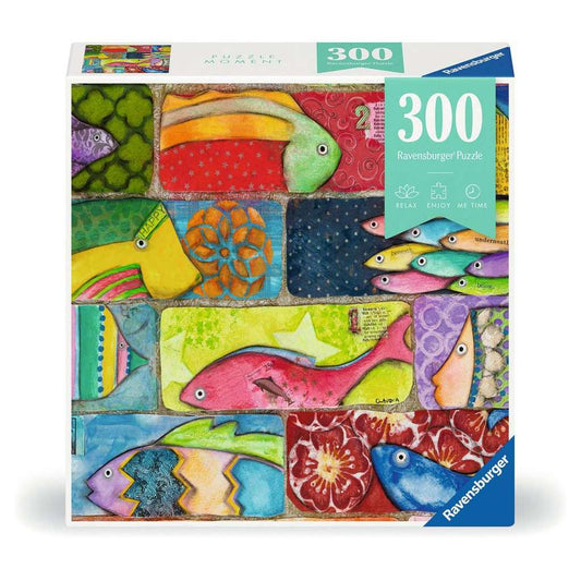Splashy Fish Tiles 300 Piece Jigsaw Puzzle Ravensburger
