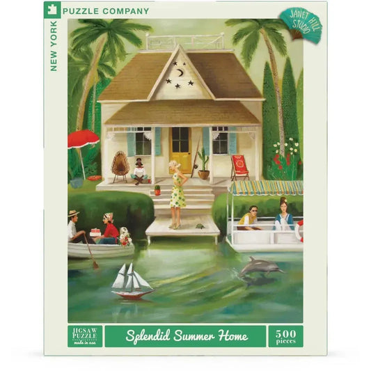 Splendid Summer Home by Janet Hill 500 Piece Jigsaw Puzzle NYPC