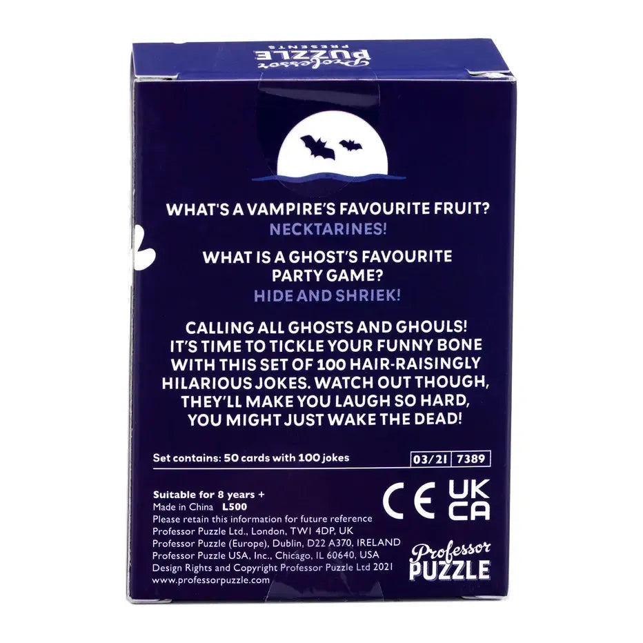 Spooky Jokes - Frightfully Funny - Professor Puzzle