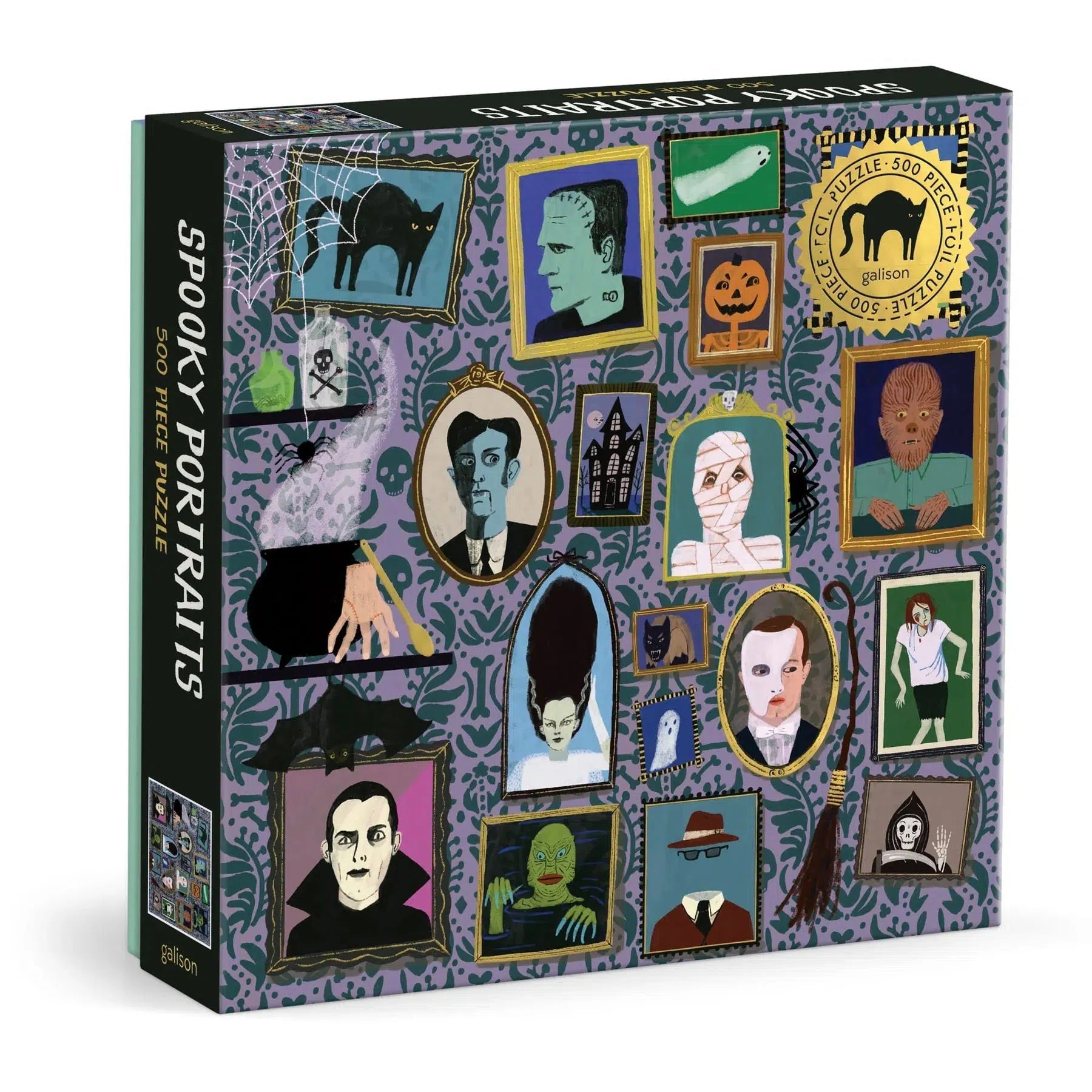 Spooky Portraits 500 Piece Jigsaw Puzzle Galison