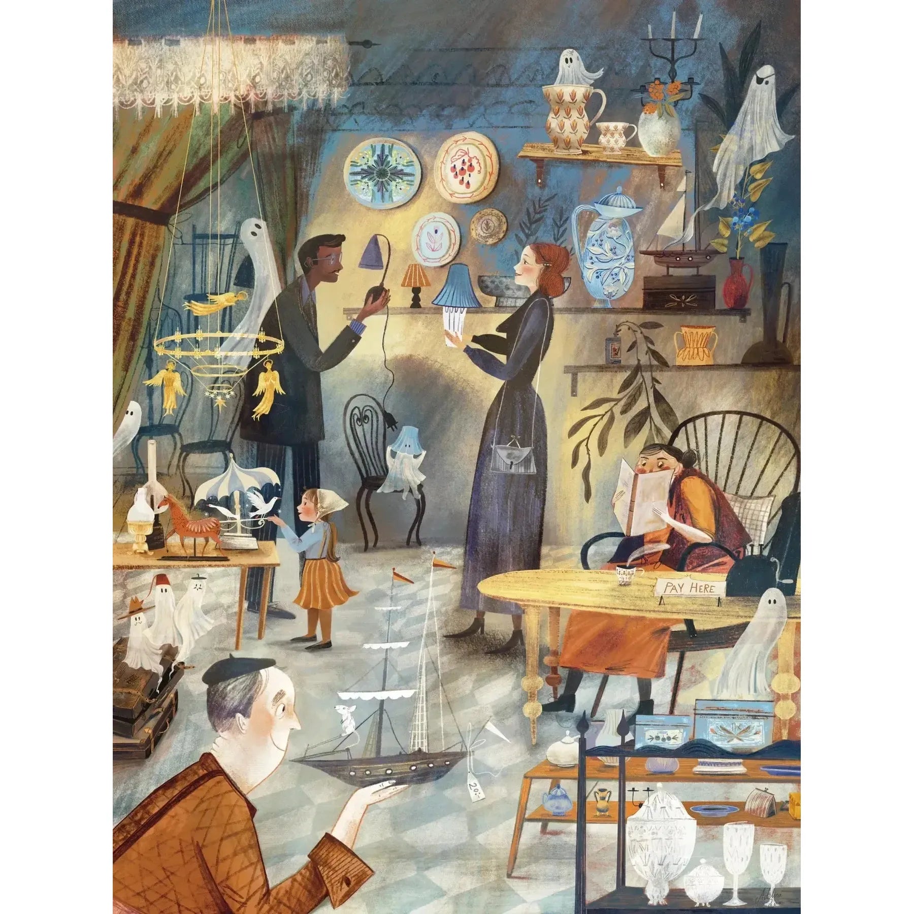 Spooky Shop 1000 Piece Jigsaw Puzzle NYPC