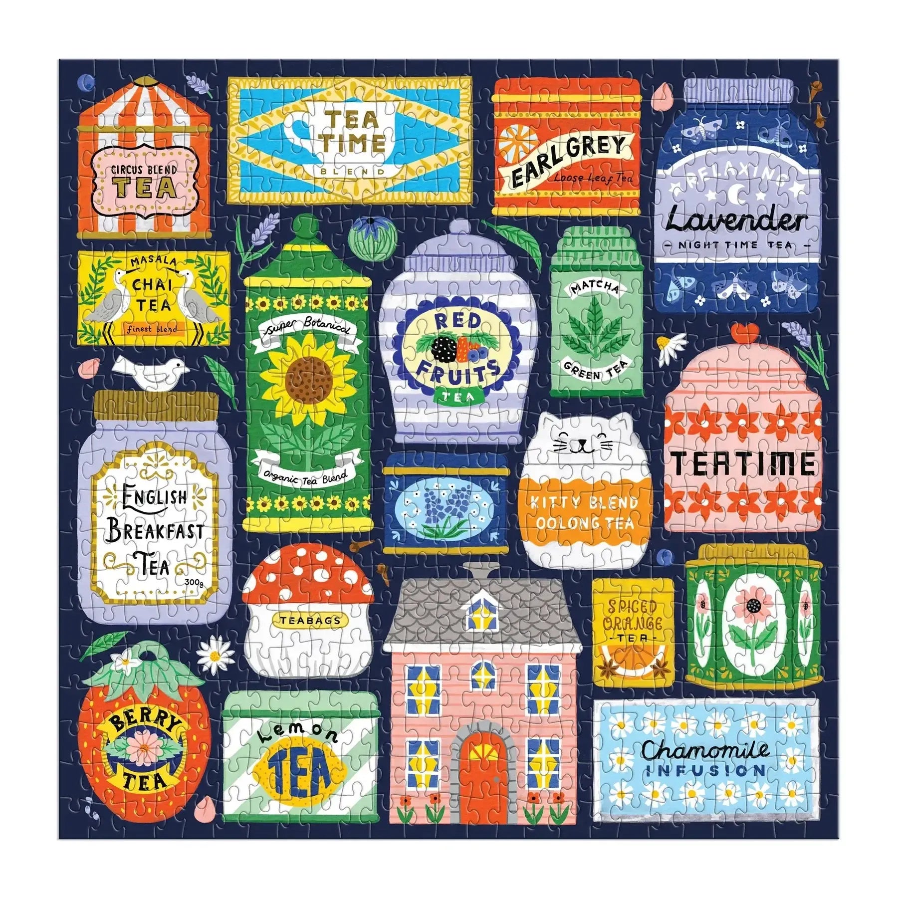 Spot of Tea 500 Piece Jigsaw Puzzle Galison