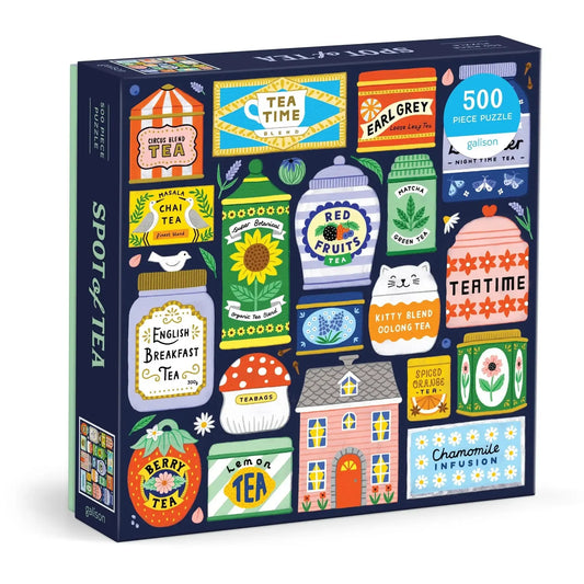 Spot of Tea 500 Piece Jigsaw Puzzle Galison