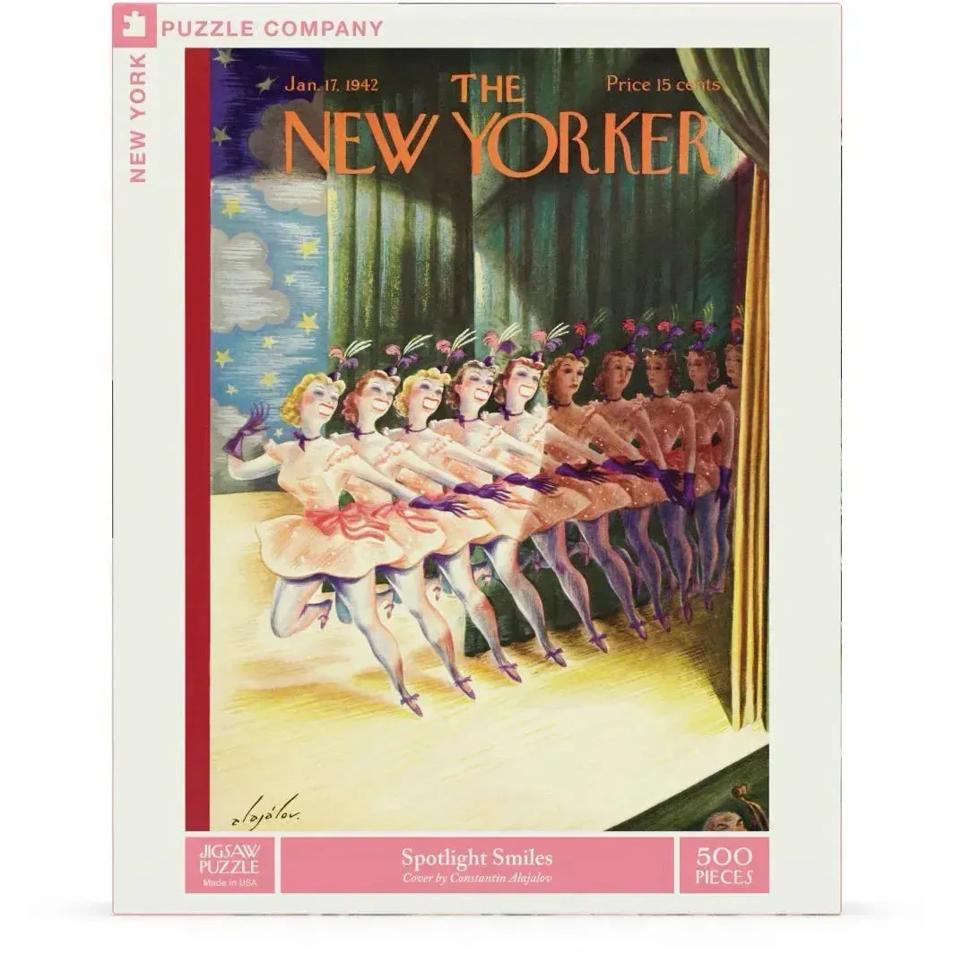 Spotlight Smiles The New Yorker 500 Piece Jigsaw Puzzle NYPC