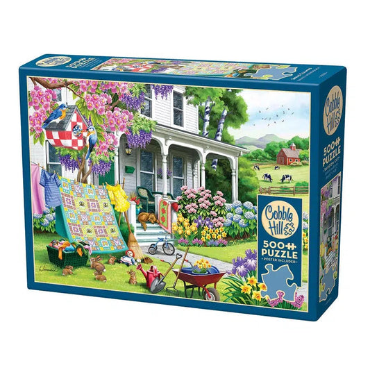 Spring Cleaning 500 Piece Jigsaw Puzzle Cobble Hill