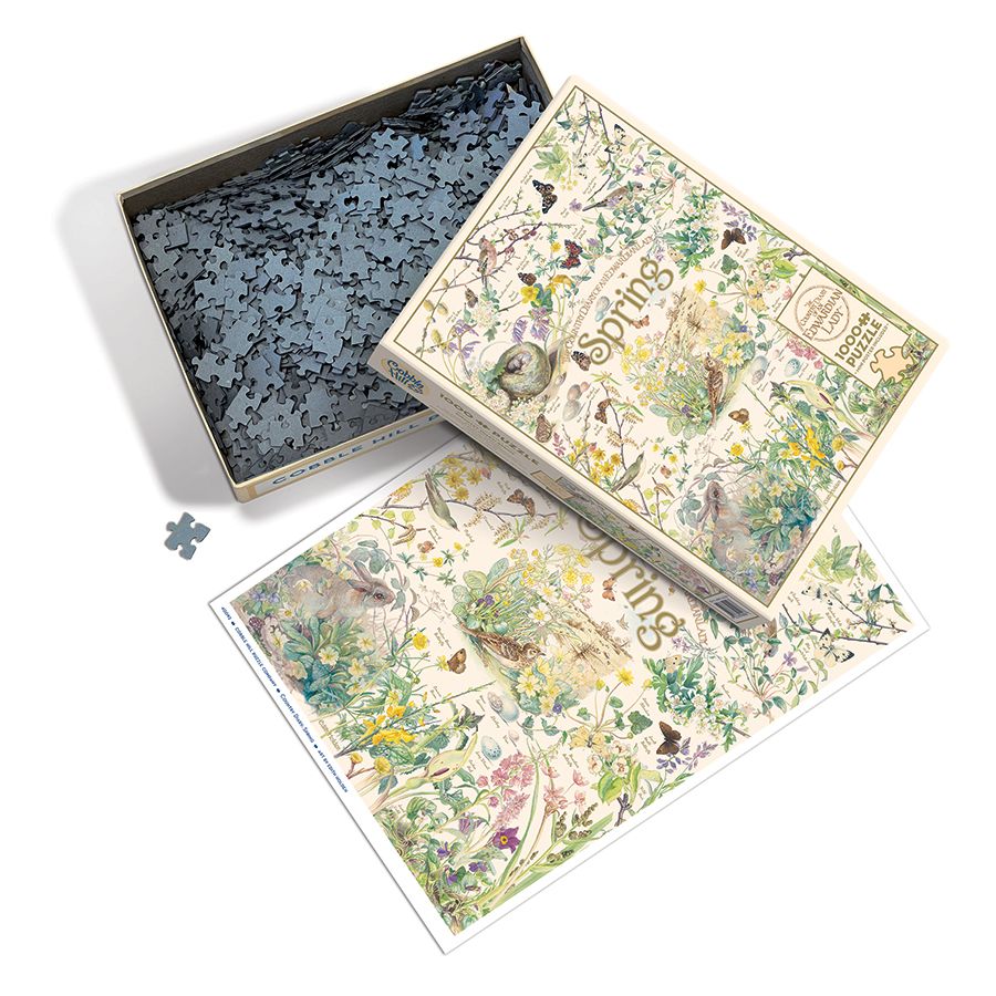 Spring Country Diary 1000 Piece Jigsaw Puzzle Cobble Hill