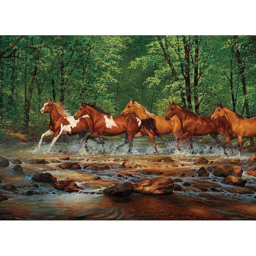 Spring Creek Run 1000 Piece Jigsaw Puzzle Cobble Hill