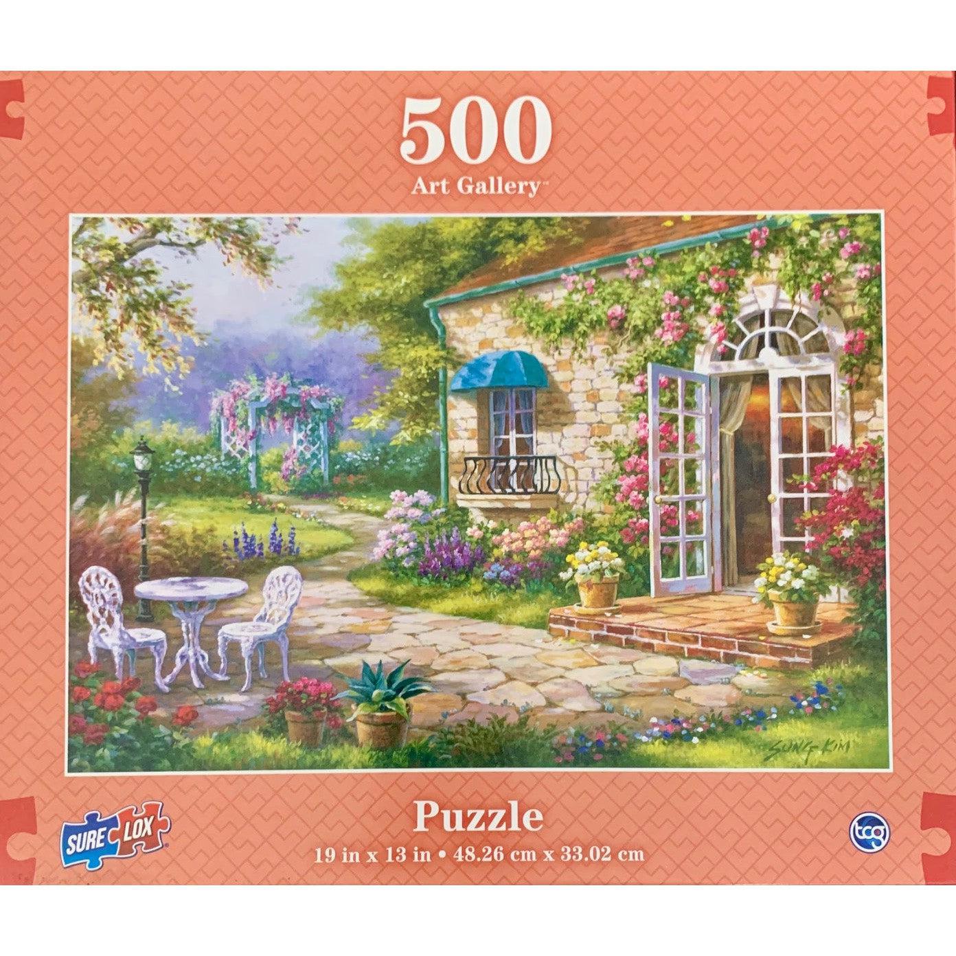 Spring Patio 500 Piece Jigsaw Puzzle Sure Lox