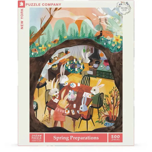Spring Preparations by Adelina Lirius 500 Piece Jigsaw Puzzle NYPC