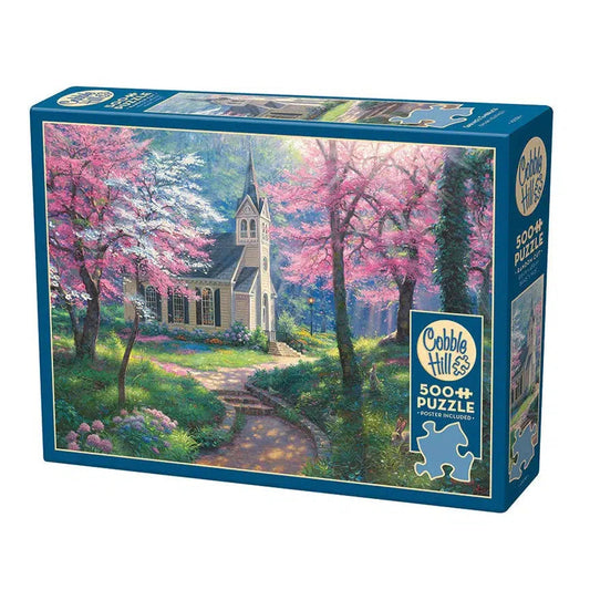 Spring's Embrace 500 Piece Jigsaw Puzzle Cobble Hill