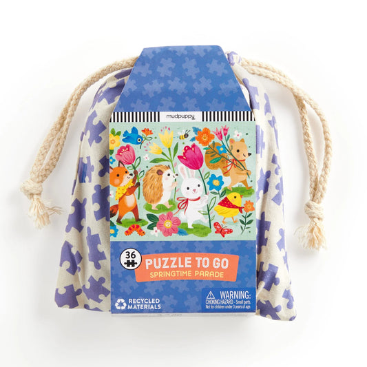 Springtime Parade 36 Piece Mini Jigsaw Puzzle Mudpuppy