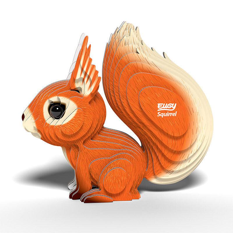 Squirrel 3D Cardboard Model Kit Eugy