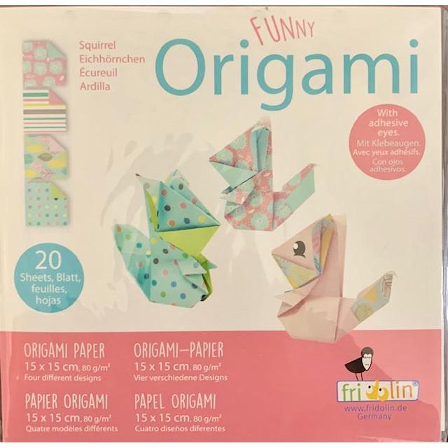 Squirrel Funny Origami Kit Fridolin