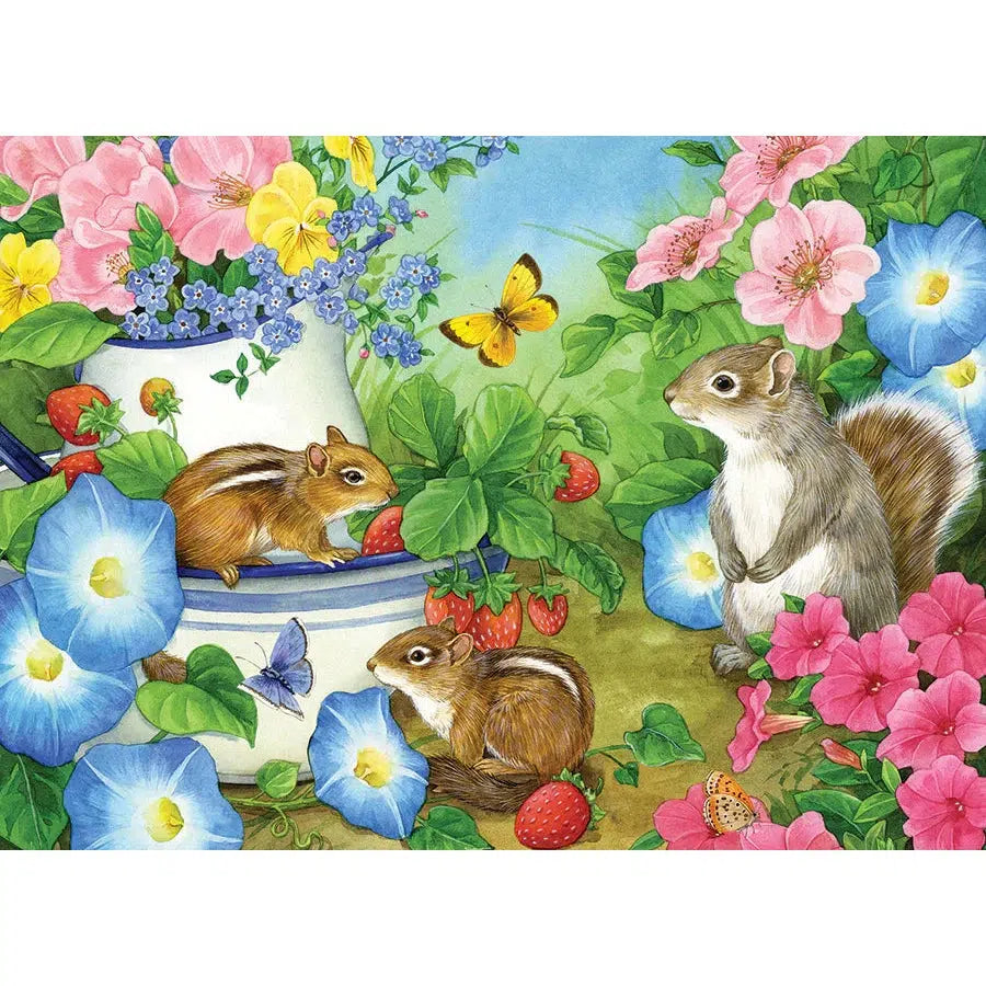 Squirrel Talk 35 Piece Tray Jigsaw Puzzle Cobble Hill