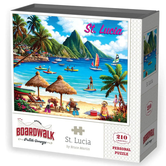 St. Lucia 210 Piece Jigsaw Puzzle Boardwalk