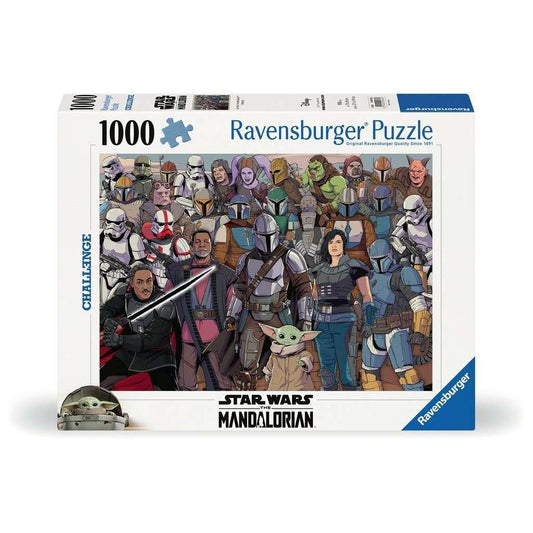 Star Wars Mandalorian Challenge 1000 Piece Jigsaw Puzzle Ravensburger