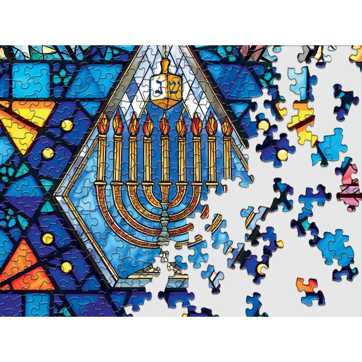 Star of David 500 Piece Round Jigsaw Puzzle Springbok