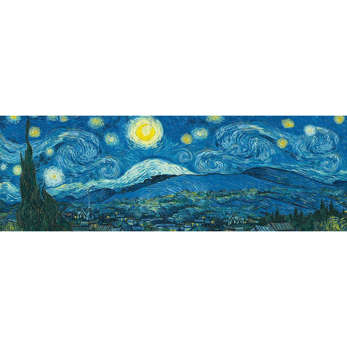 Starry Night 1000 Piece Panoramic Jigsaw Puzzle Eurographics