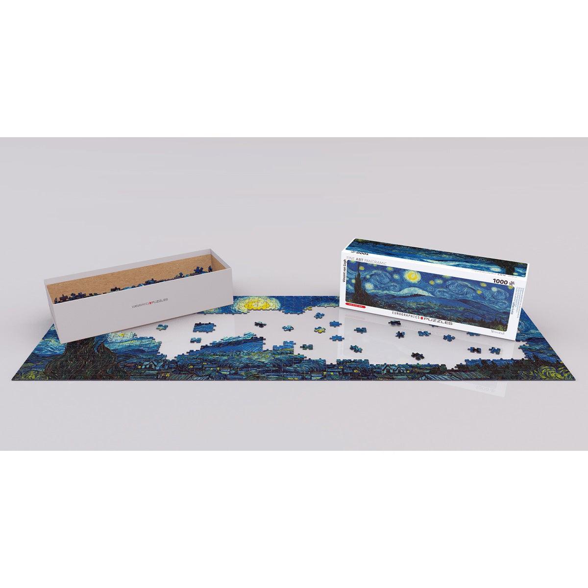 Starry Night 1000 Piece Panoramic Jigsaw Puzzle Eurographics