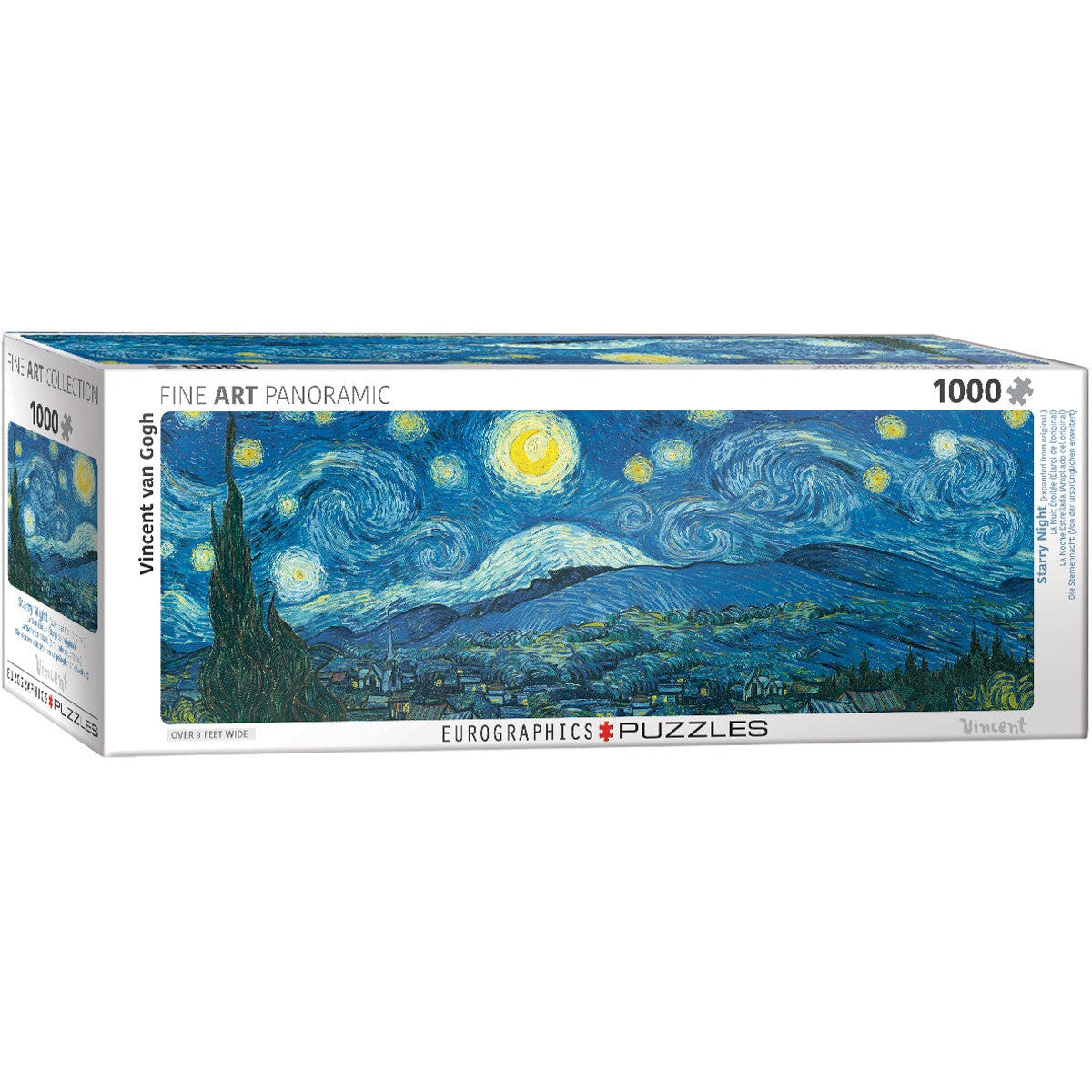 Starry Night 1000 Piece Panoramic Jigsaw Puzzle Eurographics