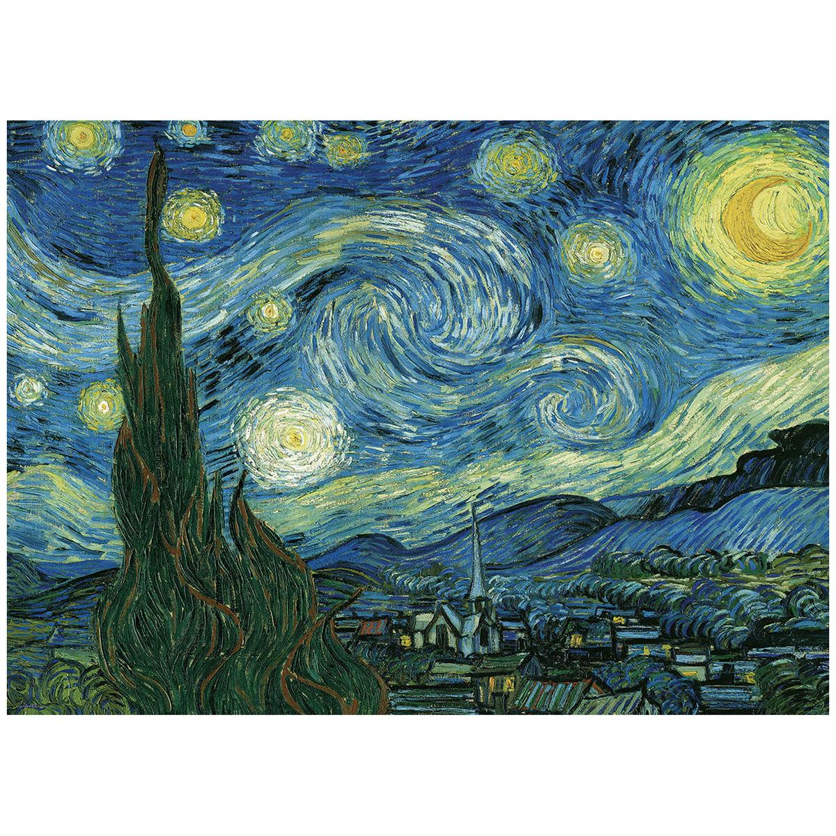 Starry Night Lunch Bag & 100 Piece Jigsaw Puzzle Eurographics