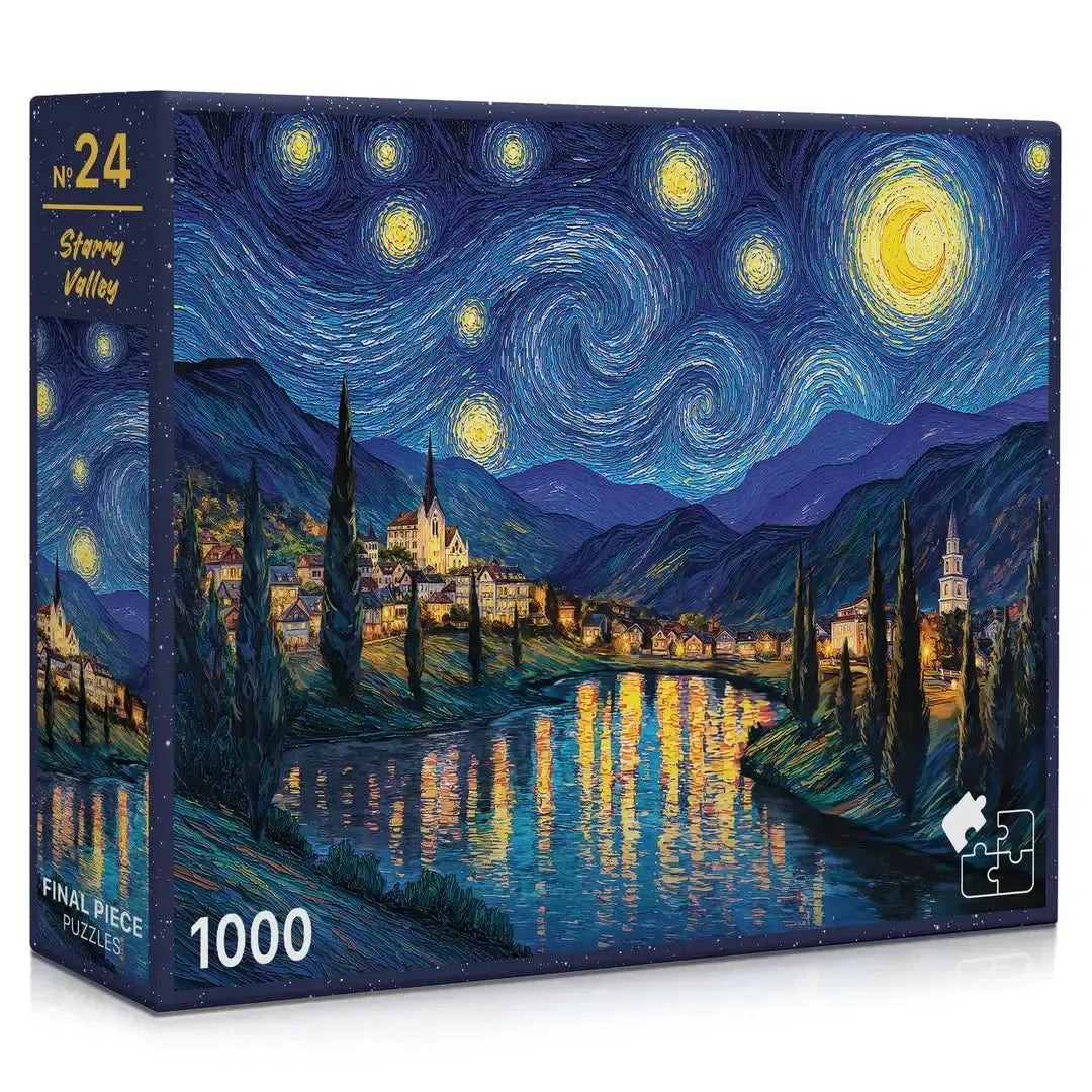 Starry Valley 1000 Piece Jigsaw Puzzle Final Piece
