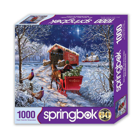 Starry Winter Night 1000 Piece Jigsaw Puzzle Springbok