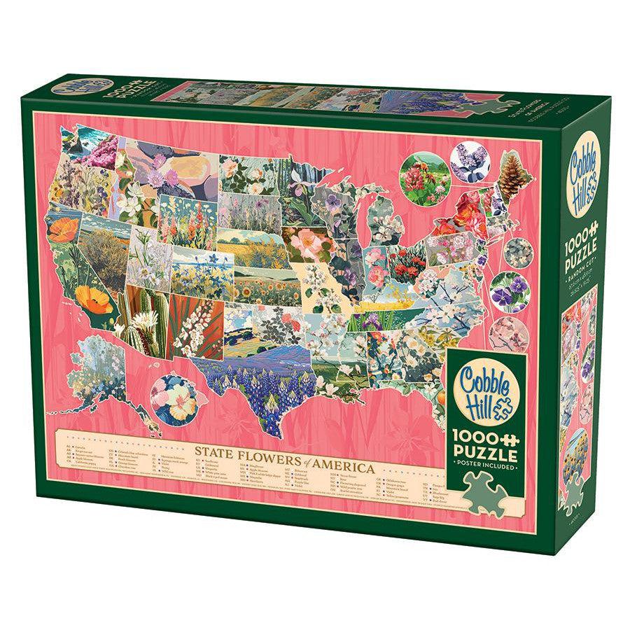 State Flowers of America 1000 Piece Jigsaw Puzzle Cobble Hill