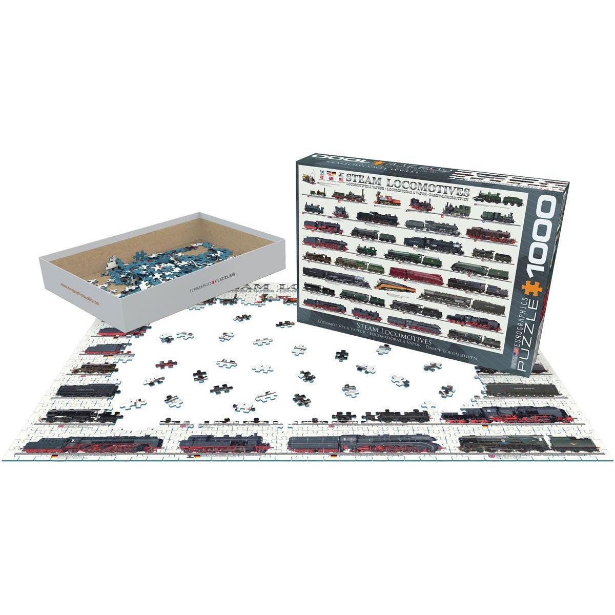 Steam Locomotives 1000 Piece Jigsaw Puzzle Eurographics